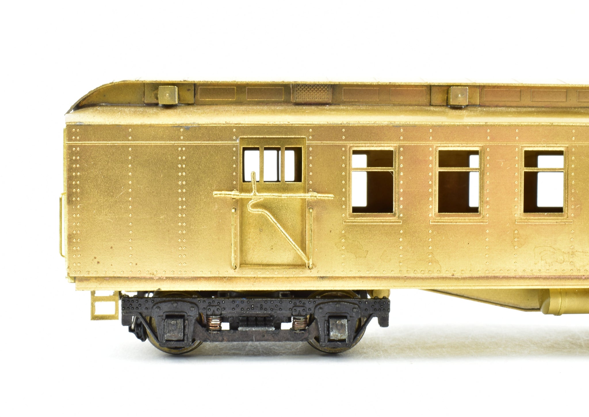HO Brass Lambert ATSF - Santa Fe Heavyweight RPO Car with Central Vall ...