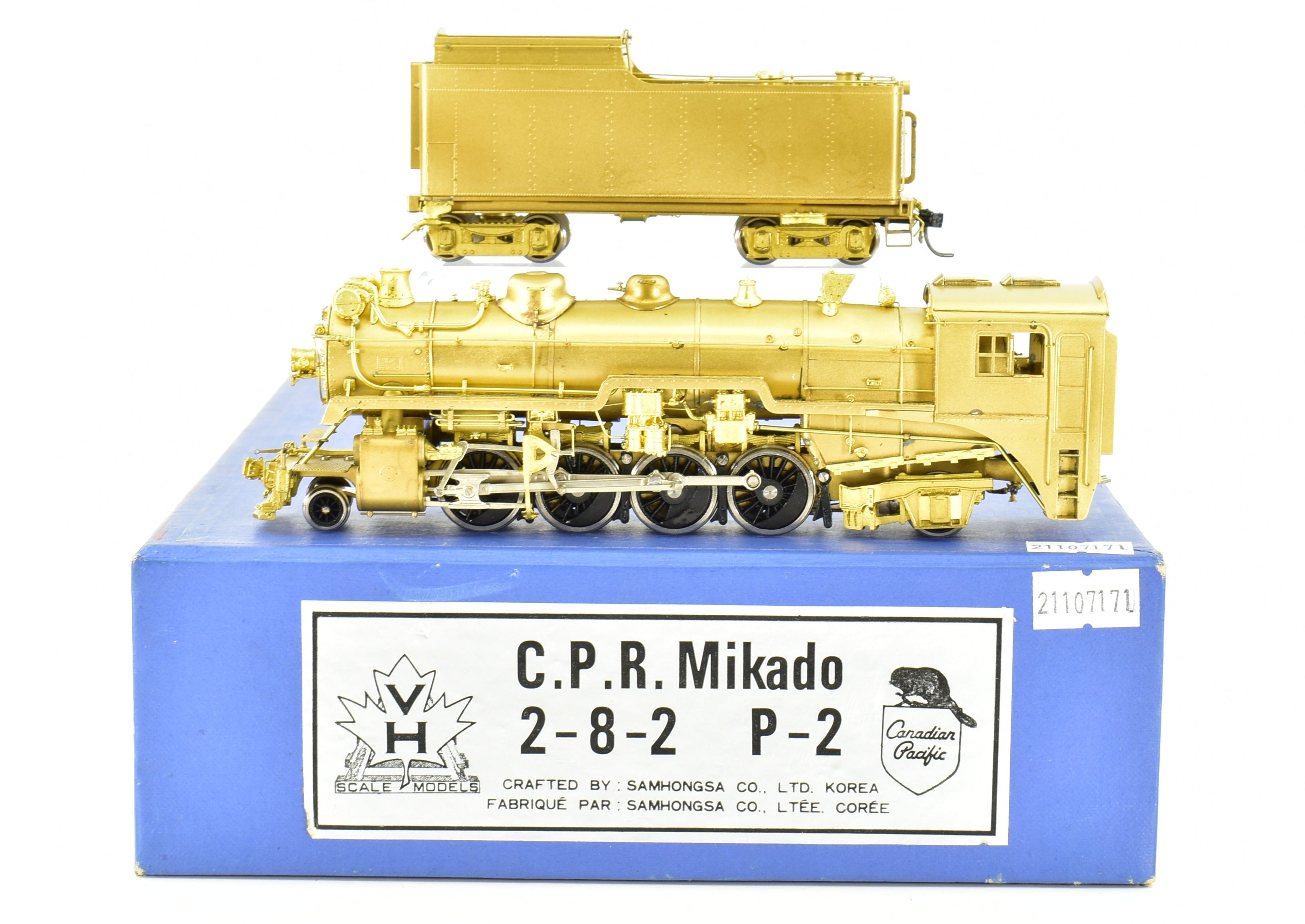 HO Brass - PFM Van Hobbies Samhongsa CPR CP Canadian Pacific 2-8-2