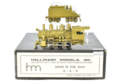 HO Brass Hallmark Models ATSF - Santa Fe 2100 Series 0-6-0 Switcher