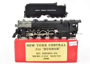 HO Brass Key Imports NYC - New York Central J-1d 4-6-4 Hudson - Factory Painted
