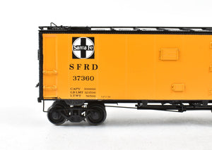 HO Brass OMI - Overland Models, Inc. ATSF - Santa Fe SFRD Rr-30 Class 50' Ice Bunker Steel Refrigerator Car Custom Painted