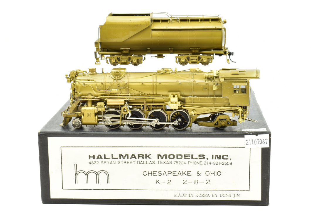 HO Brass Hallmark Models C&O - Chesapeake & Ohio Class K-2 - 2-8-2