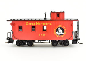 HO Brass NBL - North Bank Line GN - Great Northern 25' Truss Rod Caboose FP No. X296HO Brass NBL - North Bank Line GN - Great Northern 25' Truss Rod Caboose FP No. X296