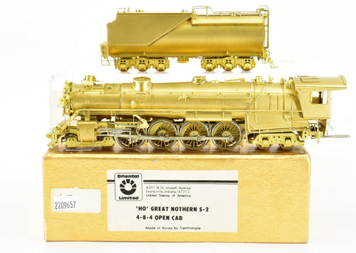 HO Brass Oriental Limited GN - Great Northern 4-8-4 Class S-2 Open Cab