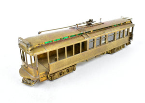 HO Brass Suydam PE - Pacific Electric 800 Wood Interurban Coach Open End