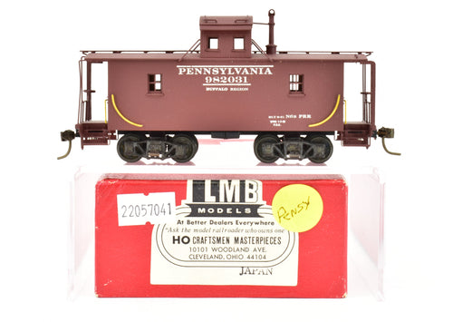 HO Brass LMB PRR - Pennsylvania Railroad N-6 Wood Caboose Custom Painted #982031