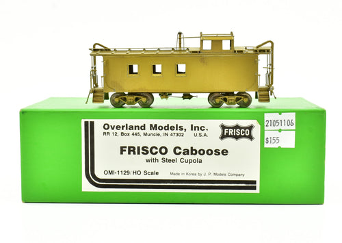 HO Brass OMI - Overland Models, Inc. SLSF - Frisco Caboose With Steel Cupola