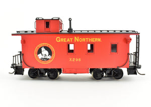 HO Brass NBL - North Bank Line GN - Great Northern 25' Truss Rod Caboose FP No. X296