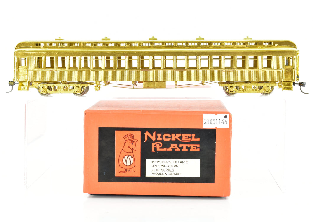 HO Brass NPP - Nickel Plate Products NYO&W - New York Ontario & Western 200 Series Wooden Coach