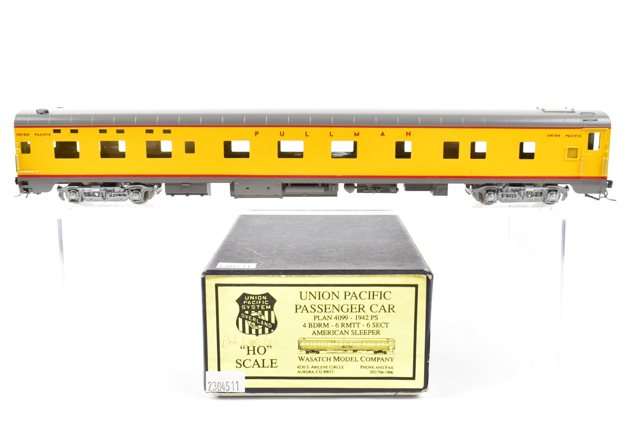 HO Brass Wasatch Model Co. Pullman UP - Union Pacific Plan 4099 - 1942 –  ReSourced Rails