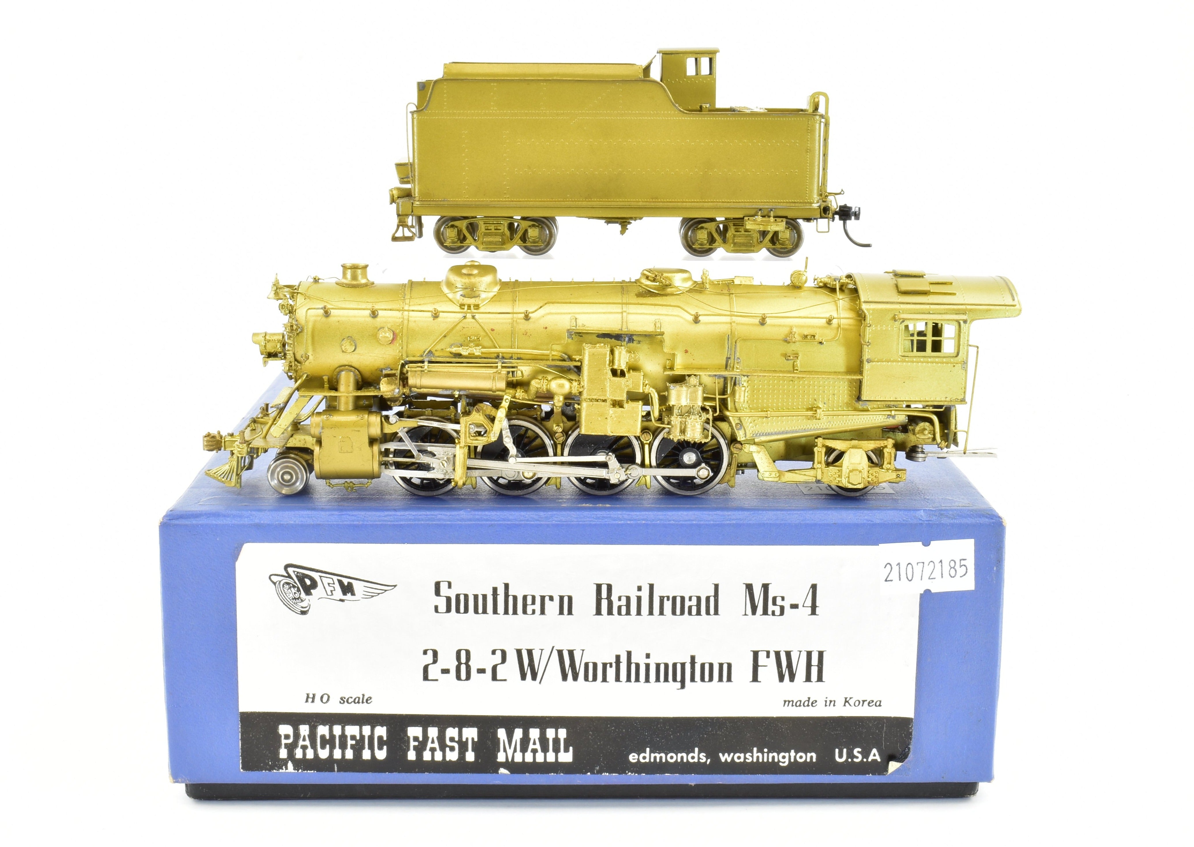 HO Brass PFM - Pacific Fast Mail SOU - Southern Railroad Ms-4 2-8-2