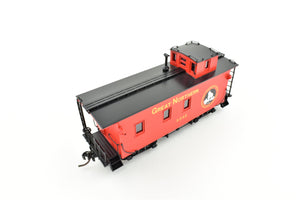 HO Brass NBL - North Bank Line GN - Great Northern 25' Truss Rod Caboose FP No. X296