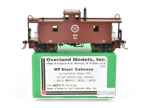 HO Brass OMI - Overland Models, Inc. MP - Missouri Pacific Magor Steel Caboose As Built 1937 FP