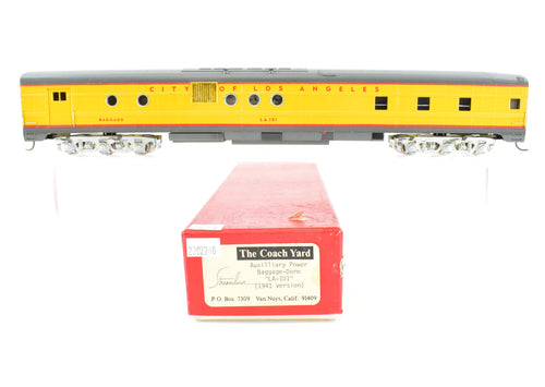 HO Brass TCY - The Coach Yard UP - Union Pacific COLA Auxiliary Power Baggage-Dorm CP LA-101 (1941 Version)