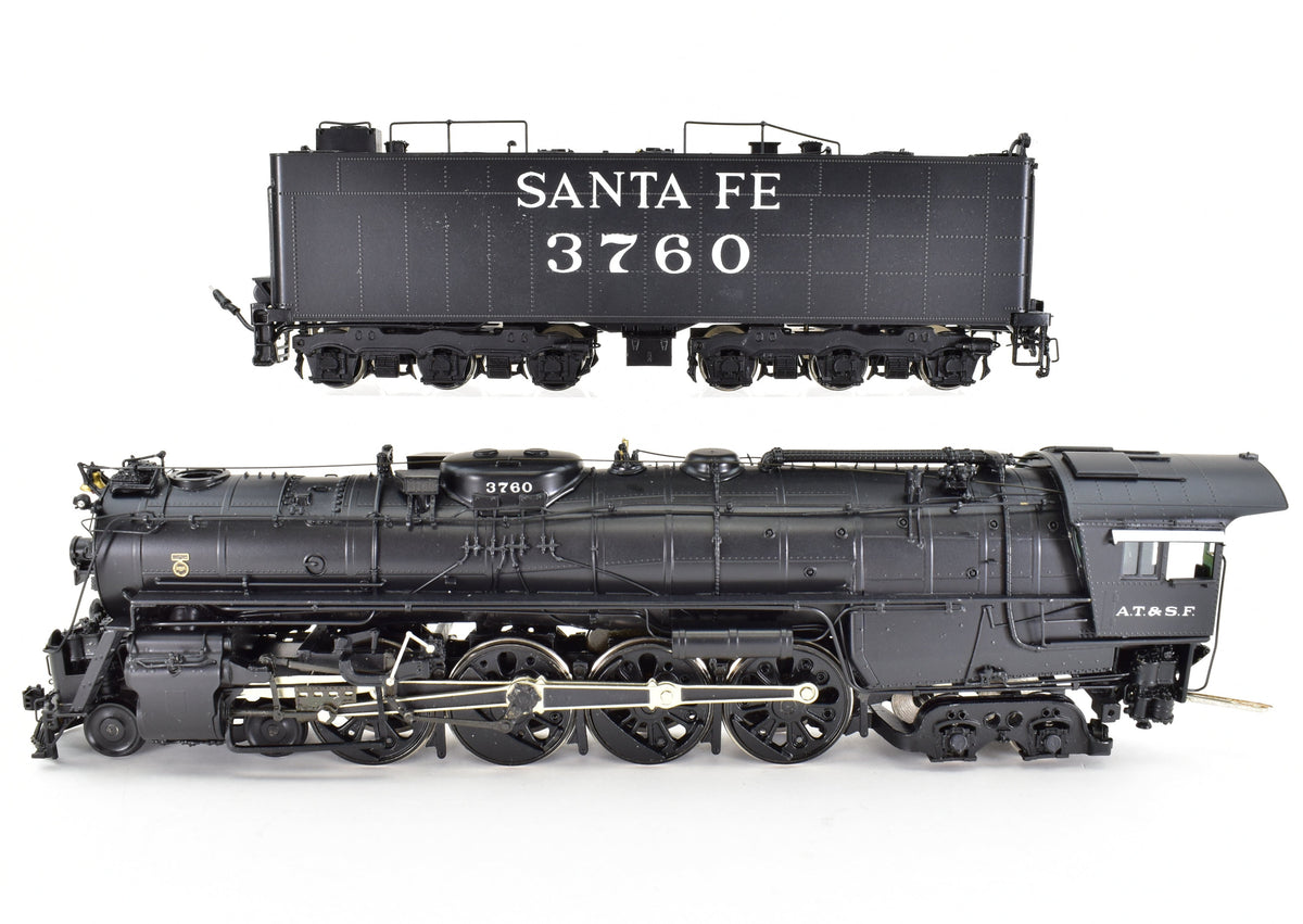 HO Brass Hallmark Models ATSF - Santa Fe 3751 Class 4-8-4 Modernized F ...