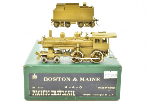 HO Brass PFM - SKI B&M - Boston & Maine 4-4-0 A-41F