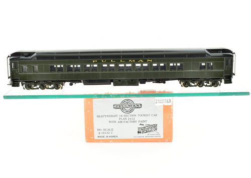 HO Brass PSC - Precision Scale Co. Pullman 80' Sleeper 16 Section Tourist Car Plan 2412 With Air FP
