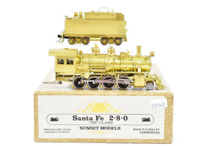 HO Brass Sunset Models ATSF - Santa Fe "789" Class 2-8-0 Consolidation