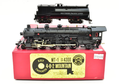 HO Brass CON Key Imports SP - Southern Pacific MT-1 #4300  4-8-2 Pro Painted By Hal Maynard