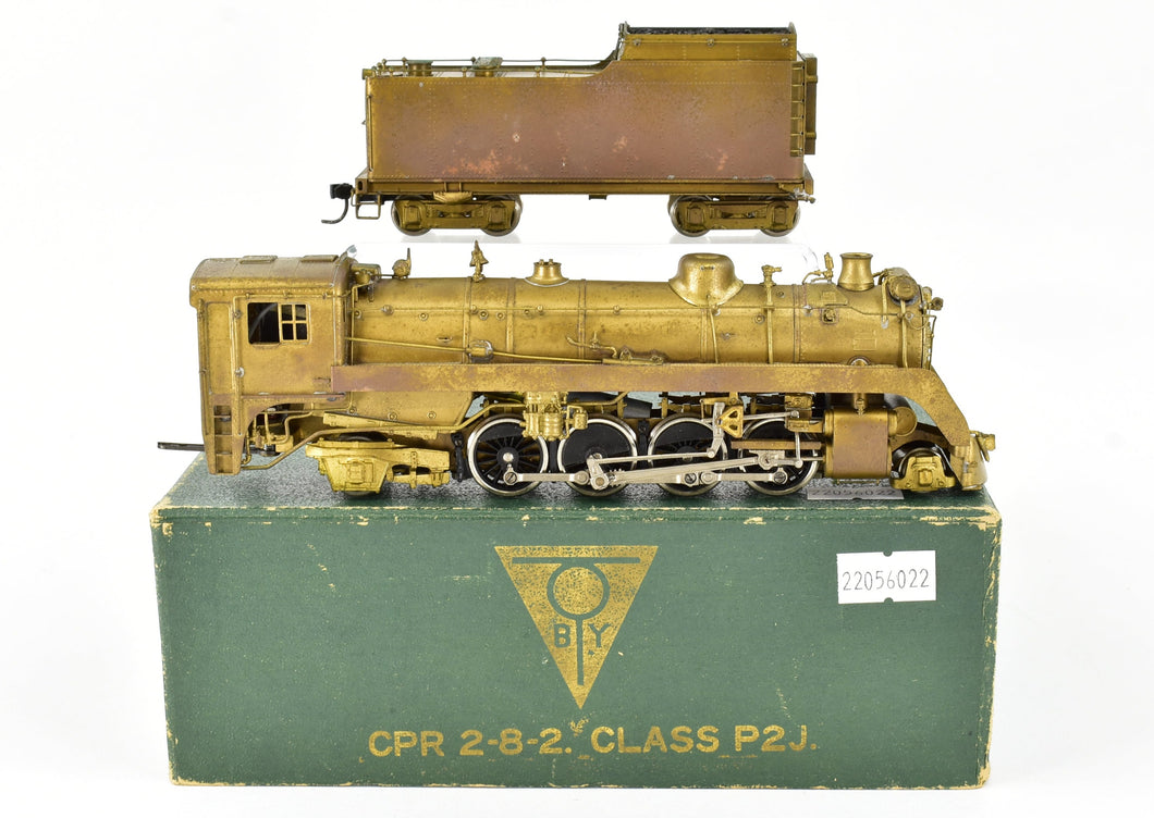 HO Brass PFM - Toby CPR - Canadian Pacific Railway 2-8-2 Class P-2J Mikado