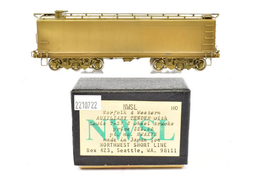 HO Brass NWSL - Northwest Short Line N&W - Norfolk & Western Auxiliary Tender