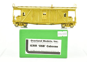 HO Brass OMI - Overland Models, Inc. IC - Illinois Central "OSB" Outside Braced Wood Caboose