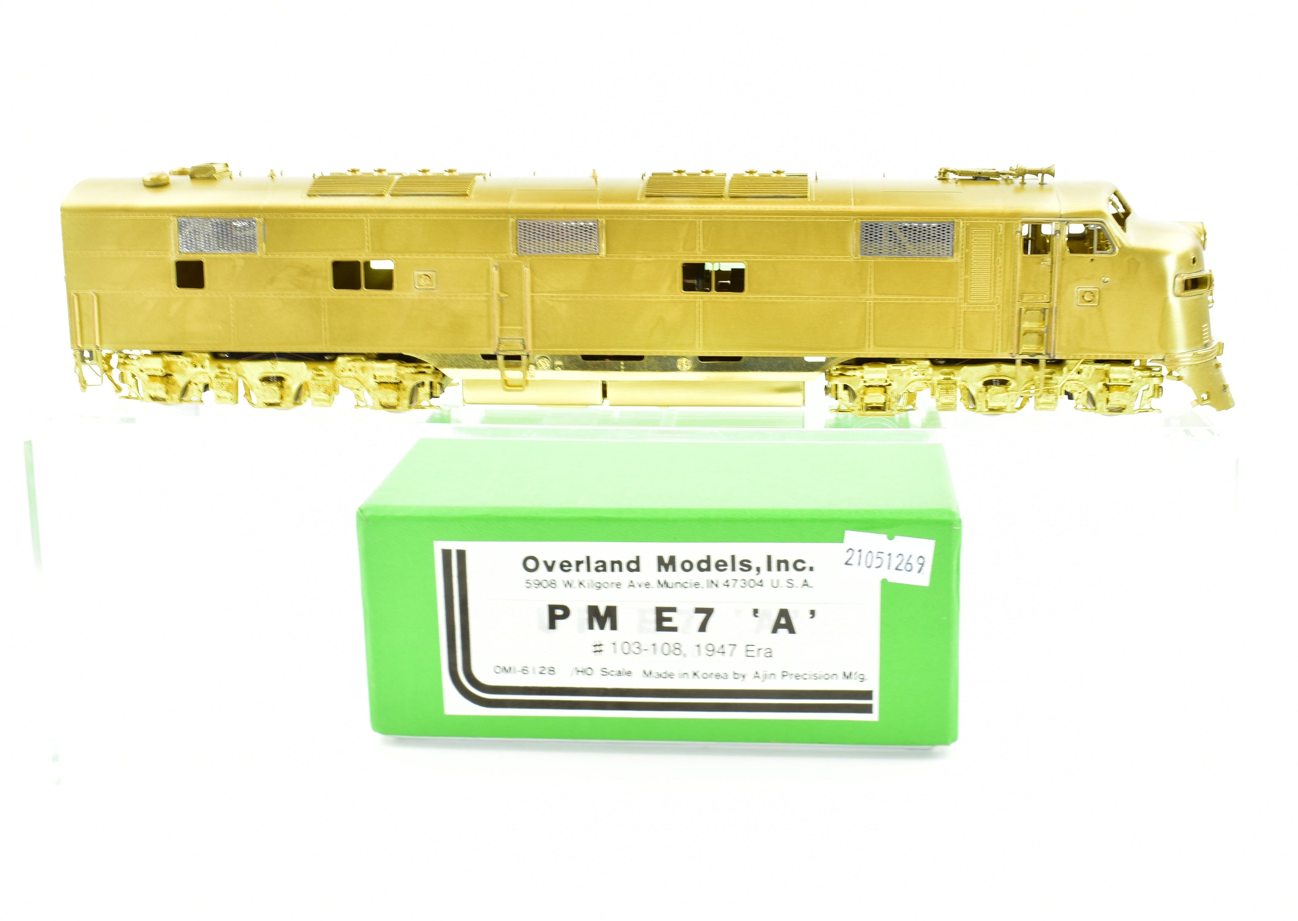 HO Brass OMI - Overland Models, Inc. PM - Pere Marquette EMD E7A