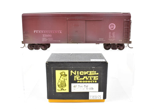 HO Brass NPP - Nickel Plate Products PRR - Pennsylvania Railroad 40' Boxcar w/ 2 Door X-31b Custom Painted