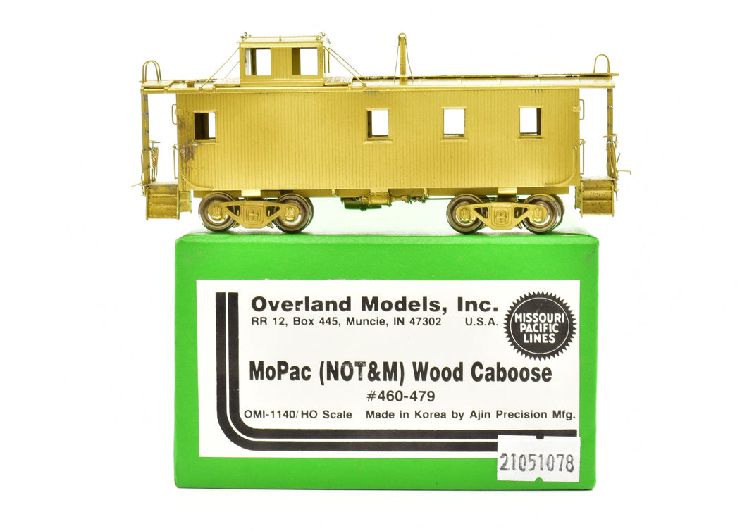 HO Brass OMI - Overland Models, Inc. MP - Missouri Pacific (NOT&M) Wood Caboose
