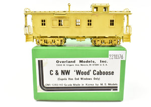 HO Brass OMI - Overland Models, Inc. C&NW - Chicago & Northwestern Wood Caboose End Windows Only