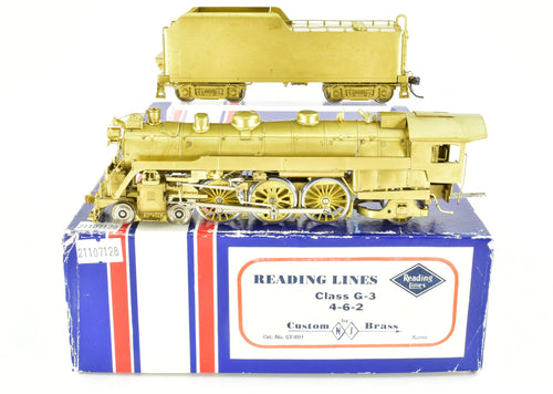 HO Brass NJ Custom Brass RDG - Reading Class G-3 - 4-6-2
