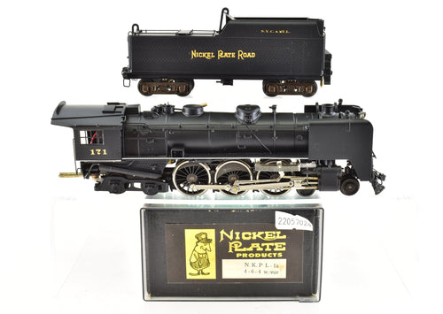HO Brass NPP - Nickel Plate Products NKP - Nickel Plate Road Class L-1a 4-6-4 Smoke Lifters Pro Painted
