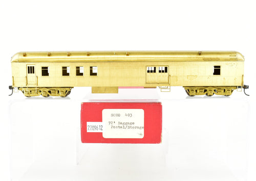HO Brass S. Soho & Co. SP - Southern Pacific Harriman 72' Baggage Postal Storage Car