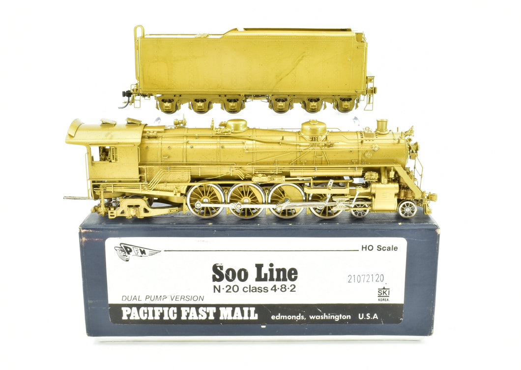 HO Brass PFM - SKI Soo Line - N-20 Class - 4-8-2