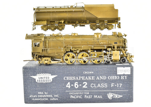 HO Brass PFM - United C&O - Chesapeake & Ohio 4-6-2 Class F-17 Pacific Crown 1979 Run