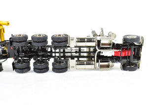 HO Brass CON CMC - Classic Mint Collectibles Peterbilt 379 4-Axle Tractor with Talbert 55SA Low Boy Trailer and Dozer Body Load FP