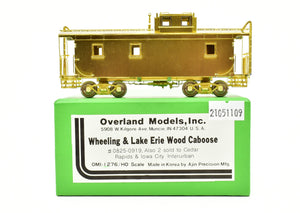HO Brass OMI - Overland Models, Inc. W&LE - Wheeling & Lake Erie Wood Caboose
