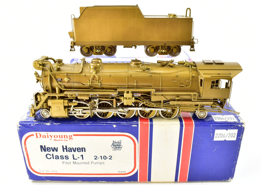 HO Brass NJ Custom Brass NH - New Haven Class L-1 2-10-2 Santa Fe