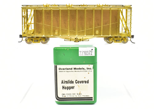 HO Brass OMI - Overland Models, Inc. Various Roads Airslide Covered Hopper