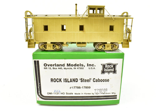 HO Brass OMI - Overland Models, Inc. CRI&P - Rock Island Steel Caboose #17852