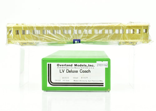 HO Brass OMI - Overland Models, Inc. LV - Lehigh Valley - Deluxe Coach