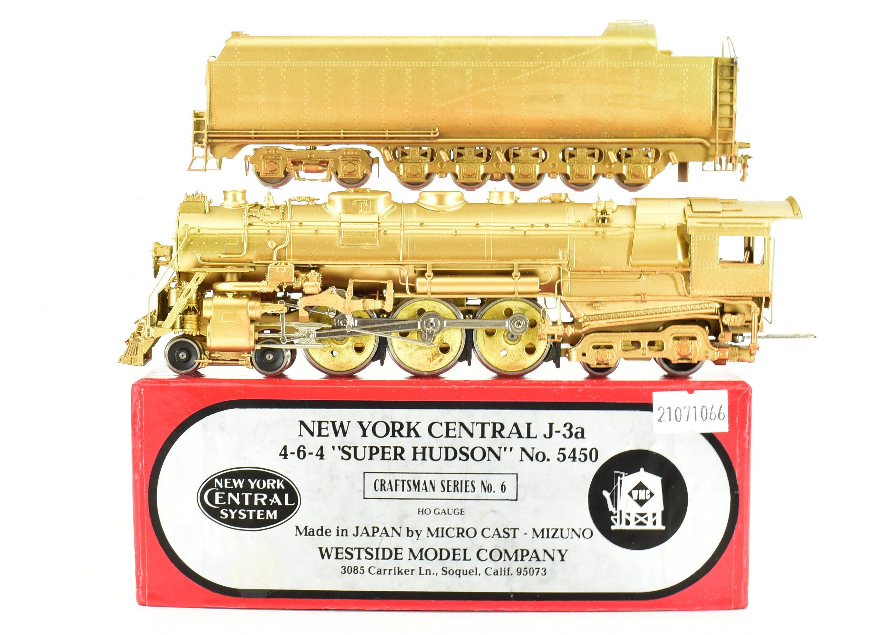 HO Brass Westside Model Co. NYC - New York Central J-3A 4-6-4