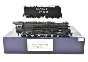 HO Brass Hallmark Models "Super Crown" ATSF - Santa Fe Class 3752 4-8-4 With Poppet Valves, FP No. 3752