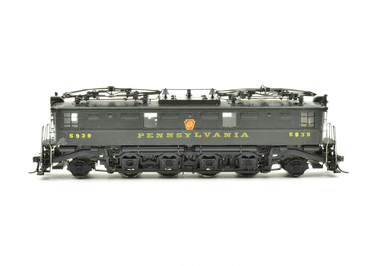 HO Brass Alpha Models PRR - Pennsylvania Railroad L-6 Box Motor Electr ...
