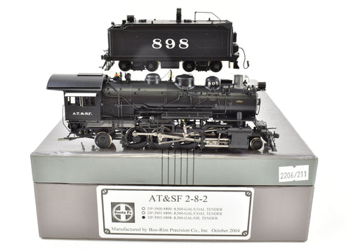 HO Brass CON DVP - Division Point ATSF - Santa Fe 2-8-2 Factory Painted #898