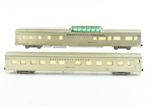 Load image into Gallery viewer, HO Brass NPP - Nickel Plate Products CB&amp;Q - Burlington Route WP &amp; D&amp;RGW California Zephyr Buffet Lounge Dome Pullman Sleeper Set

