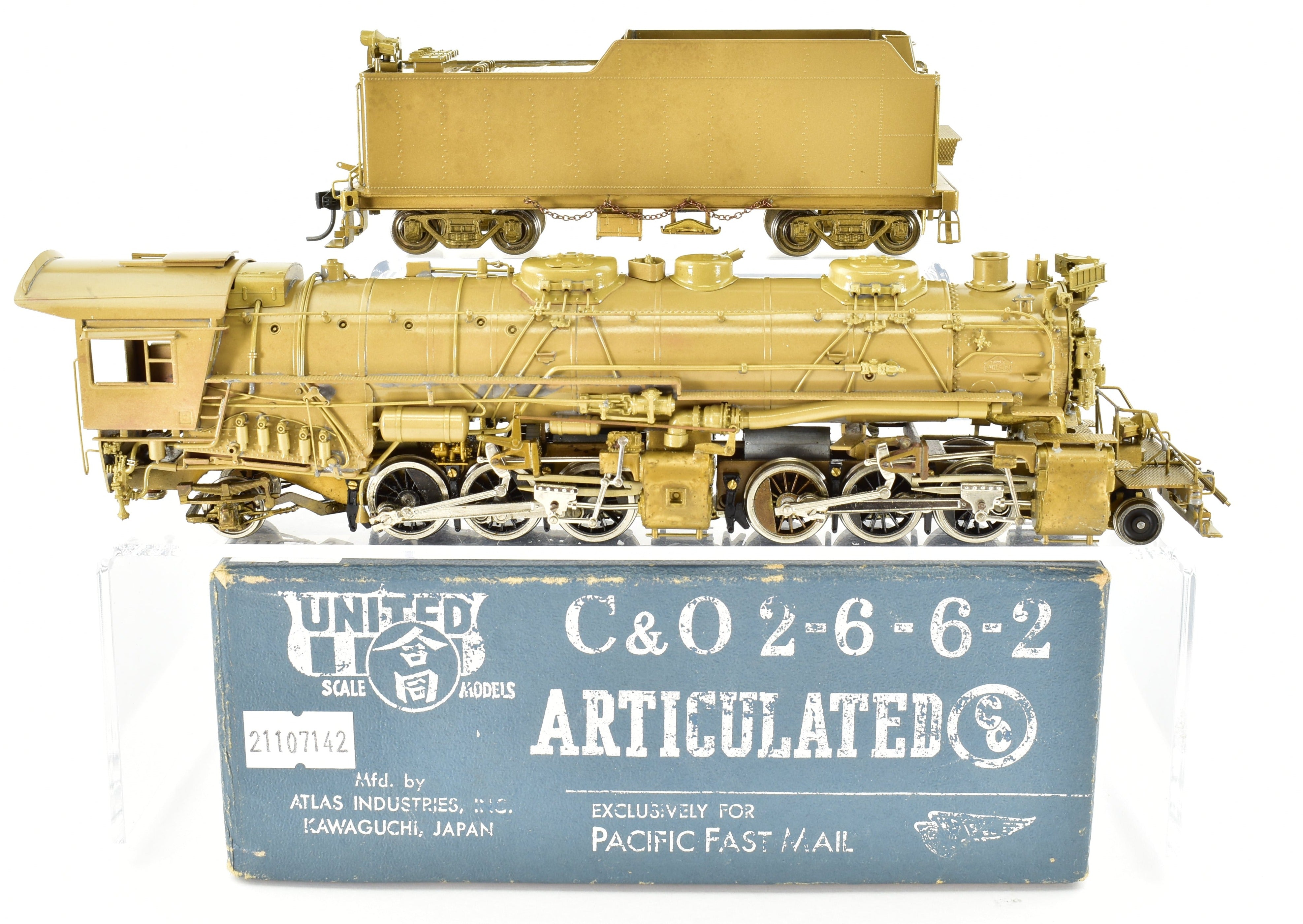 HO Brass PFM - United C&O - Chesapeake & Ohio H-6 2-6-6-2