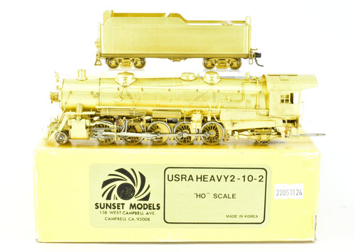 HO Brass Sunset Models USRA - United States Railway Administration Heavy 2-10-2