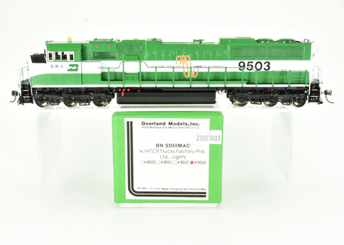 HO Brass OMI - Overland Models, Inc. BN - Burlington Northern SD60MAC FP No. 9503 W/HTCR Trucks