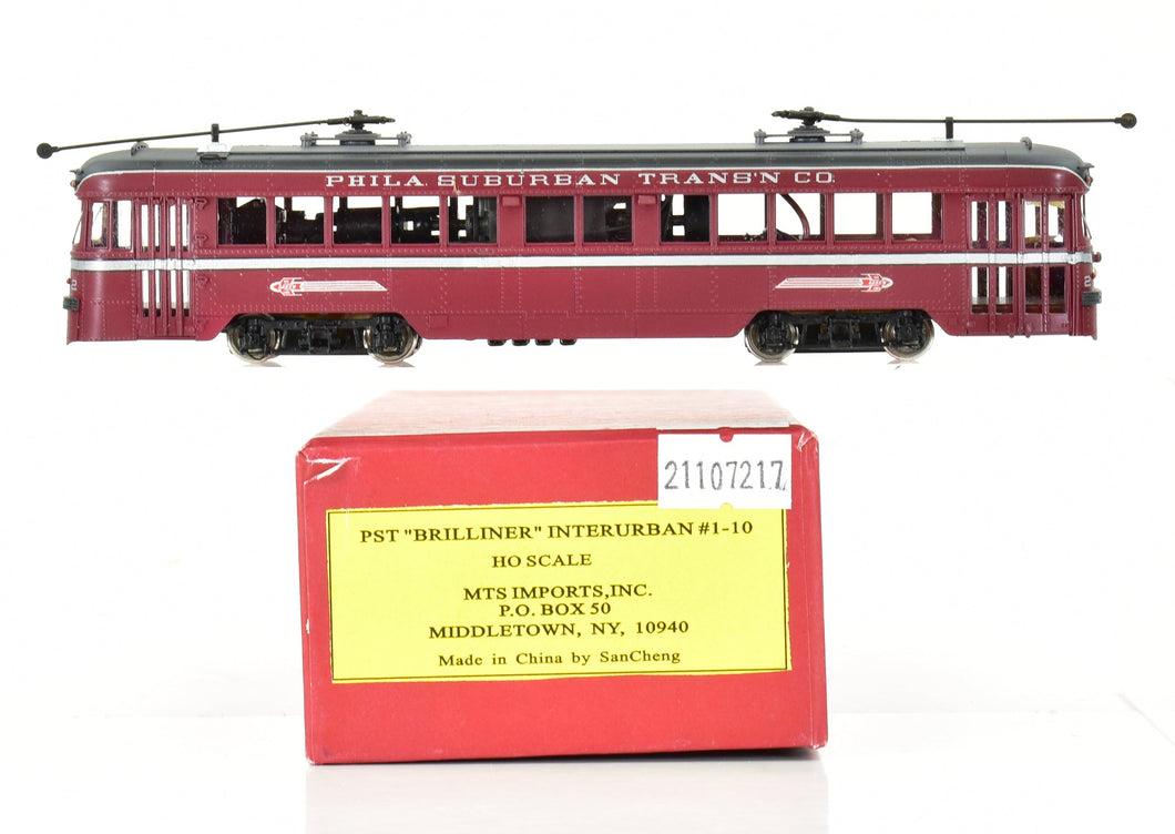 HO Brass MTS Imports PST - Philadelphia Suburban Transportation 